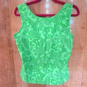 I.E. RELAXED GREEN TANK TOP SIZE LARGE